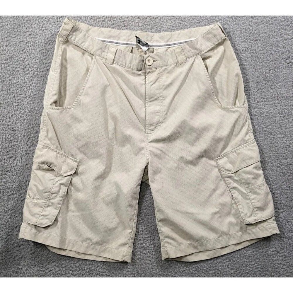 Under Armour Cargo Shorts Mens 36 (MEAS 32 X 9.5) Ripstop Nylon UA